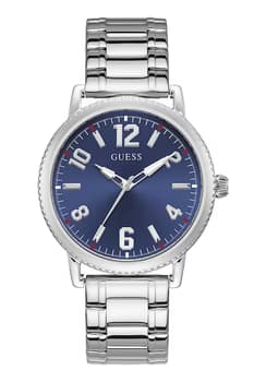 کاتژمێری پیاوانی GUESS ٤٢ مم - U1380G1 (سلڤەر)