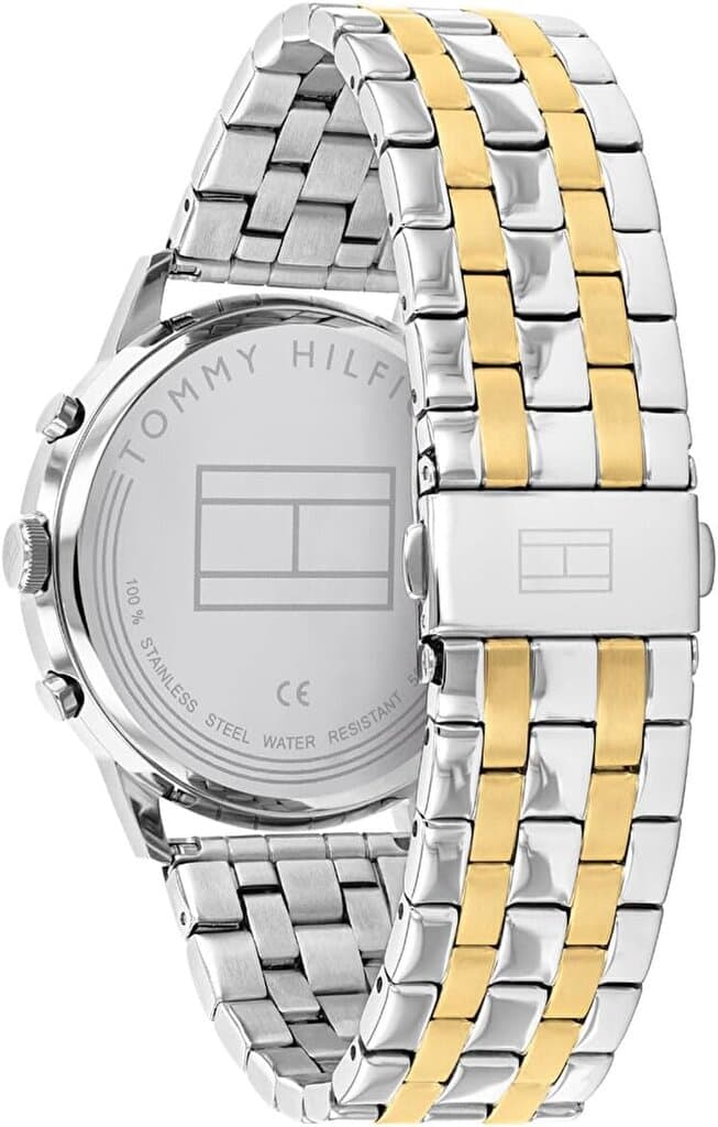 Tommy Hilfiger Analog Men's Watch 44mm - 1710432 (Gold & Silver) 3