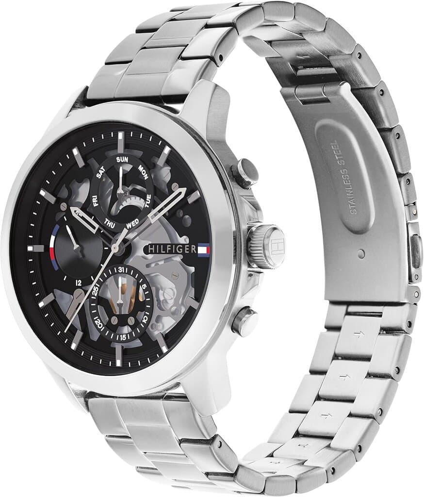 Tommy Hilfiger Men's Watch 45mm - 1710477 (Silver) 2