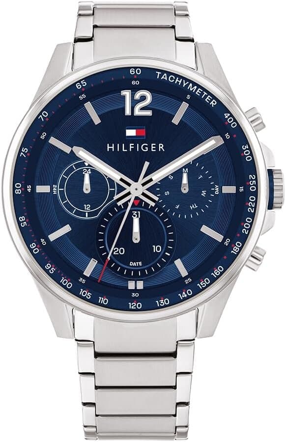 Tommy Hilfiger Multifunction Men's Watch 45mm - 1791975 (Silver) 1
