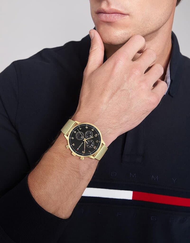 Tommy Hilfiger Men's Watch 44mm - 1791989 (Gold) 4