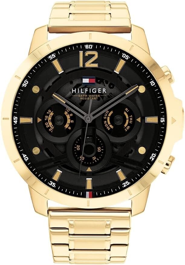 Tommy Hilfiger Analog Men's Watch 50mm - 1710511 (Gold) 1