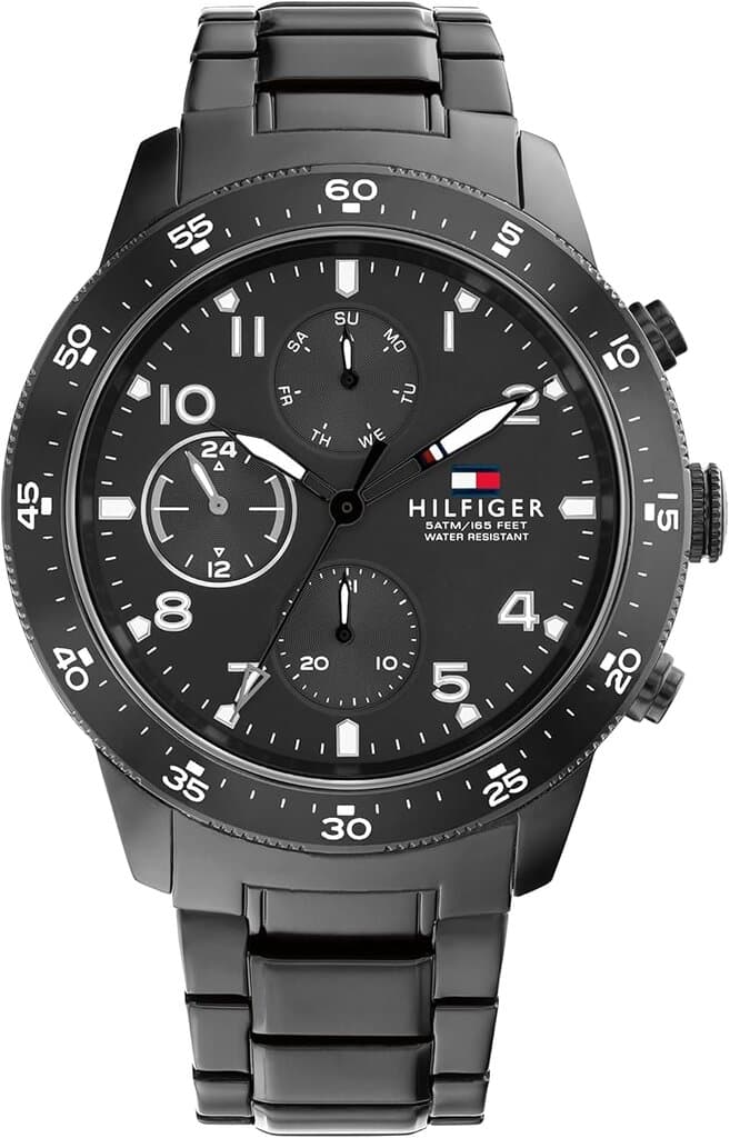 Tommy Hilfiger Multifunction Men's Watch 44mm - 1791951 (Black) 1