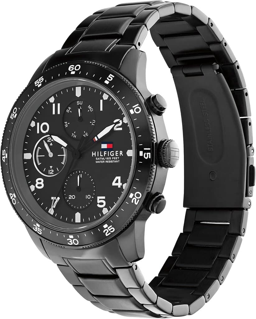 Tommy Hilfiger Multifunction Men's Watch 44mm - 1791951 (Black) 2