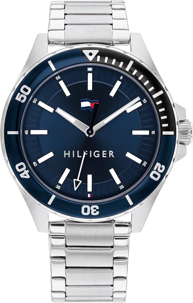 Tommy Hilfiger Analog Men's Watch 43mm - 1792012 (Silver) 1
