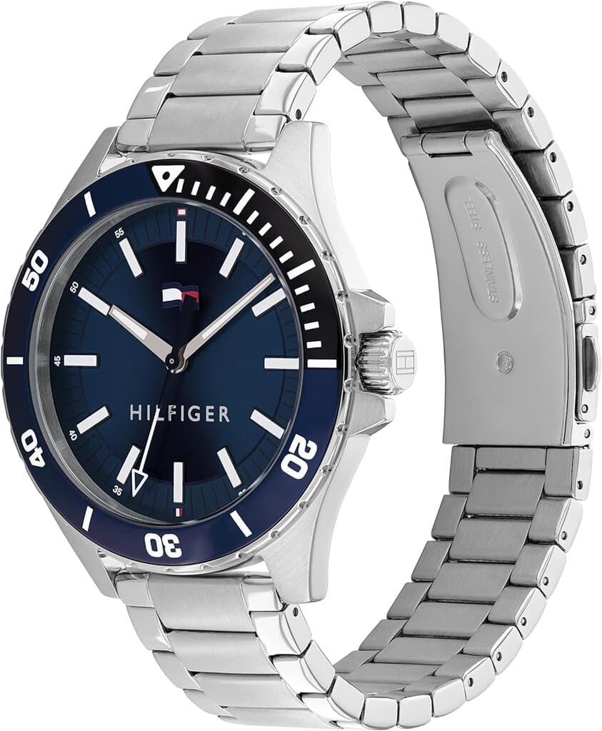 Tommy Hilfiger Analog Men's Watch 43mm - 1792012 (Silver) 2