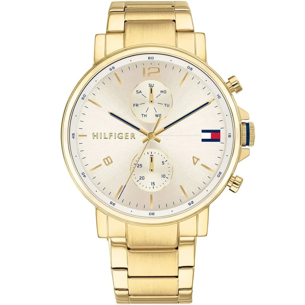 Tommy Hilfiger Men's Watch 44mm - TH.365.1.34.2813 (Gold) 1