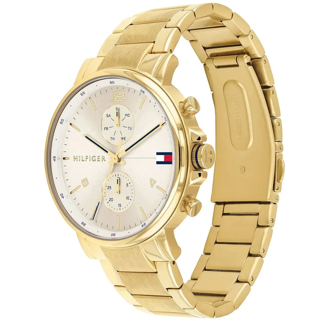 Tommy Hilfiger Men's Watch 44mm - TH.365.1.34.2813 (Gold) 2