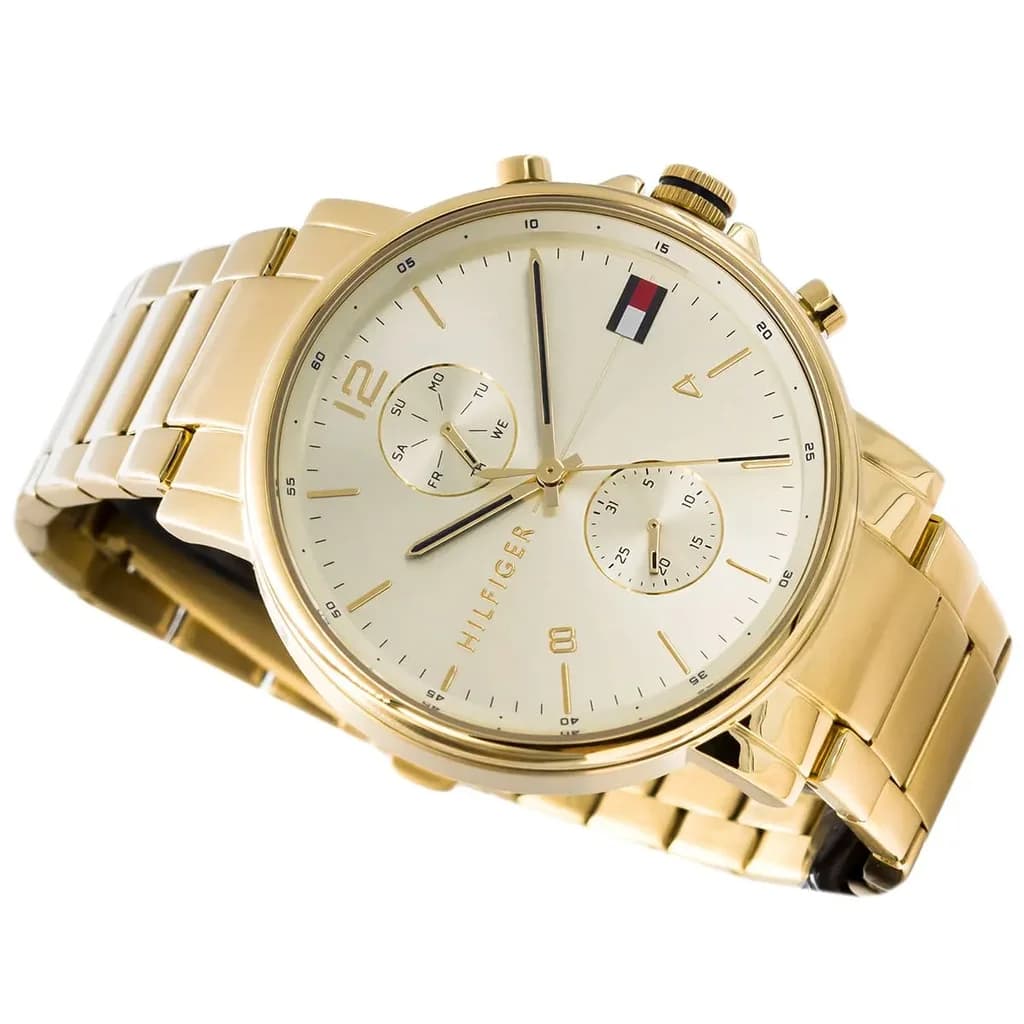 Tommy Hilfiger Men's Watch 44mm - TH.365.1.34.2813 (Gold) 4