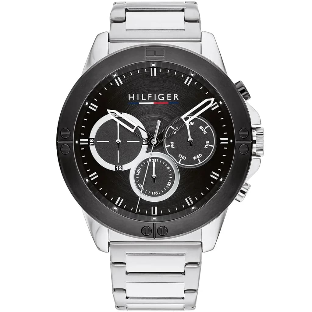 Tommy Hilfiger Men's Watch 46mm - 1791890 (Silver) 1