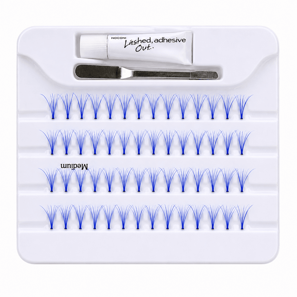 False Eyelashes - Blue 1