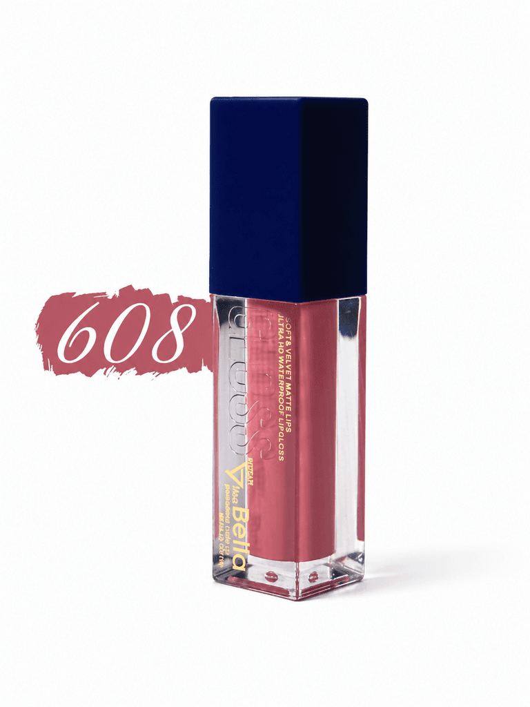 Lisa Bella Soft Velvet Matte Lipstick - No. 608 1
