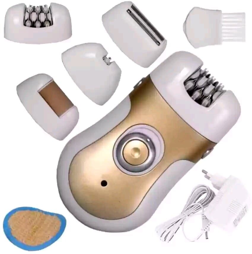ماكينة كيمي KM-519A النسائية 4 في 1 لإزالة الشعر والعناية بالقدم 2