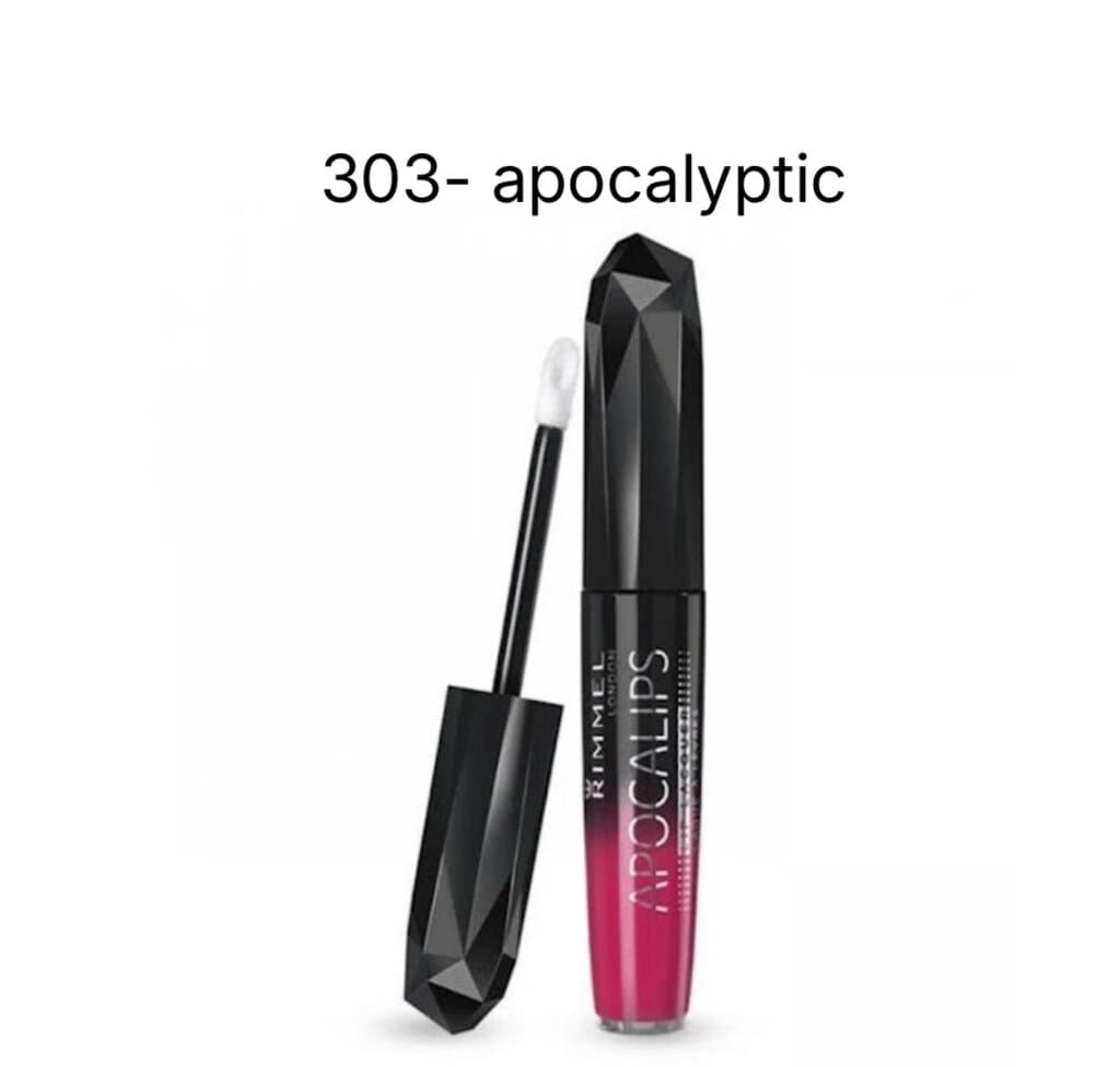 Rimmel Apocalips Lip Lacquer – Long Lasting High Shine Lip Colour 1