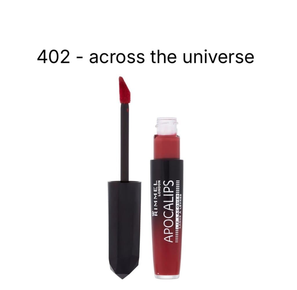 Rimmel Apocalips Lip Lacquer – Long Lasting High Shine Lip Colour 1