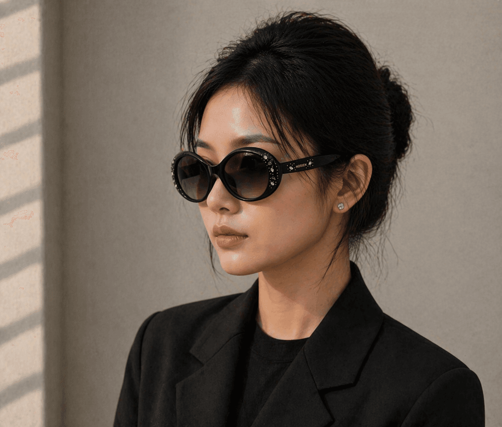 HORIEN Women's Sunglasses - Black (Master Quality) 4