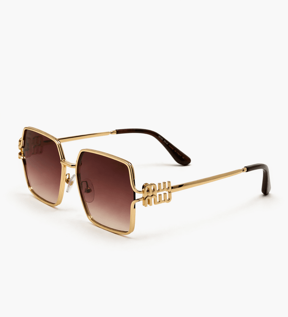 MIU MIU Women's Sunglasses - Gold (Master Quality) 2