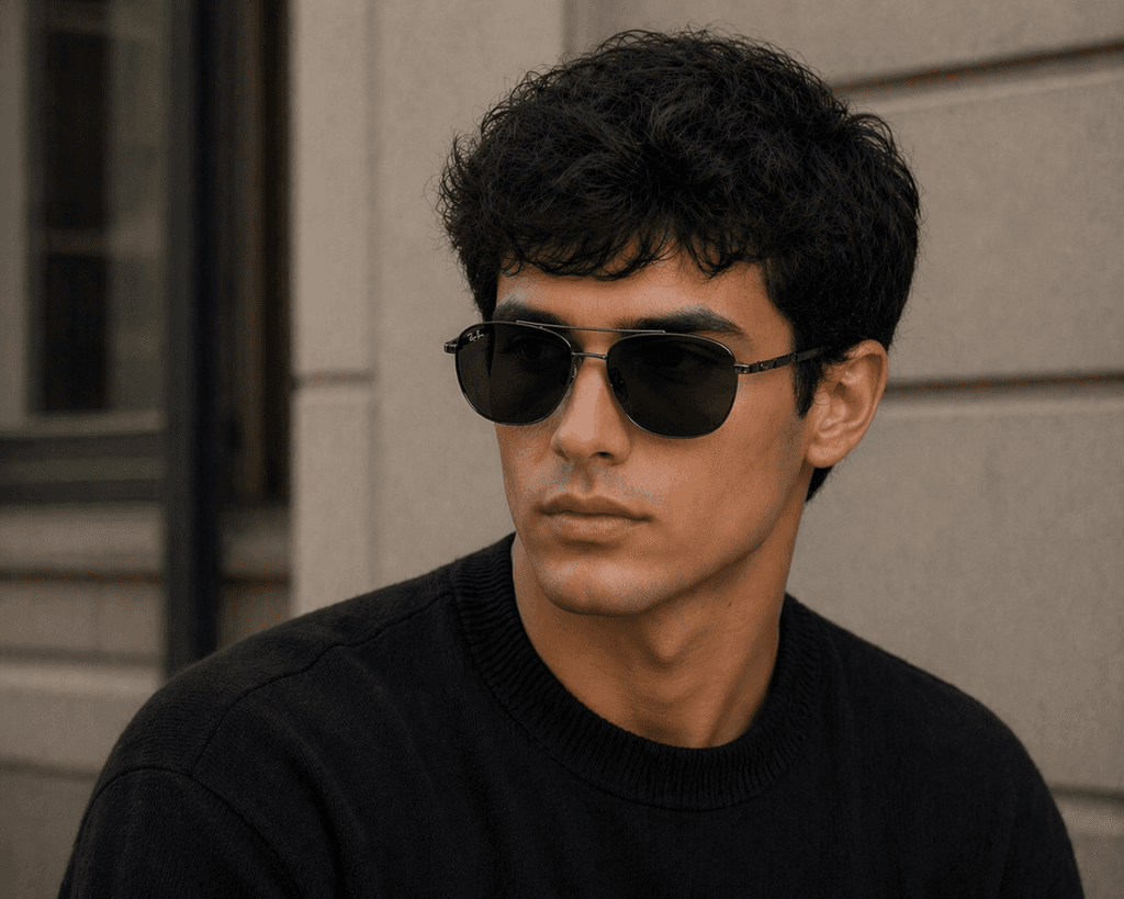 Roy.Ban Men's Sunglasses - Black (Master Quality) 4