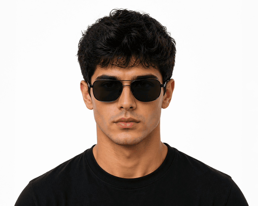 Tensoe Men's Sunglasses - Black (Master Quality) 3