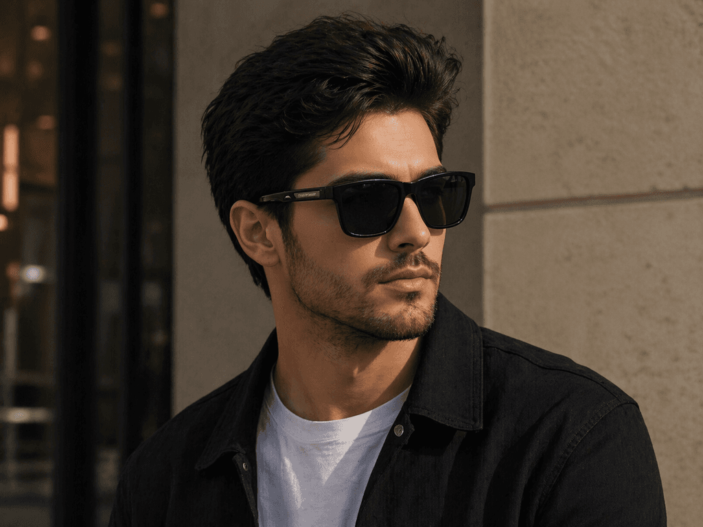 Emporio Armani Men's Sunglasses - Black (Master Quality) 4