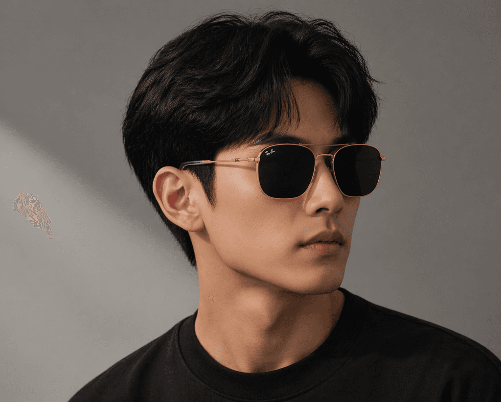 Ray-Ban Men's Sunglasses - Gold (Master Quality) 3