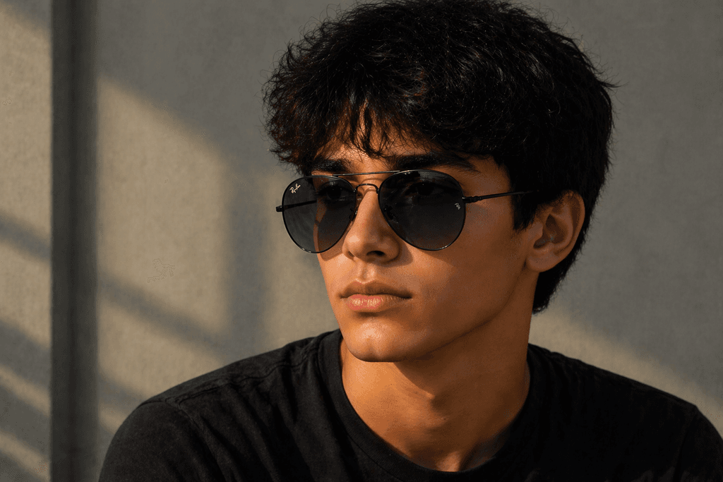 Ray-Ban Men's Sunglasses - Black (Master Quality) 4