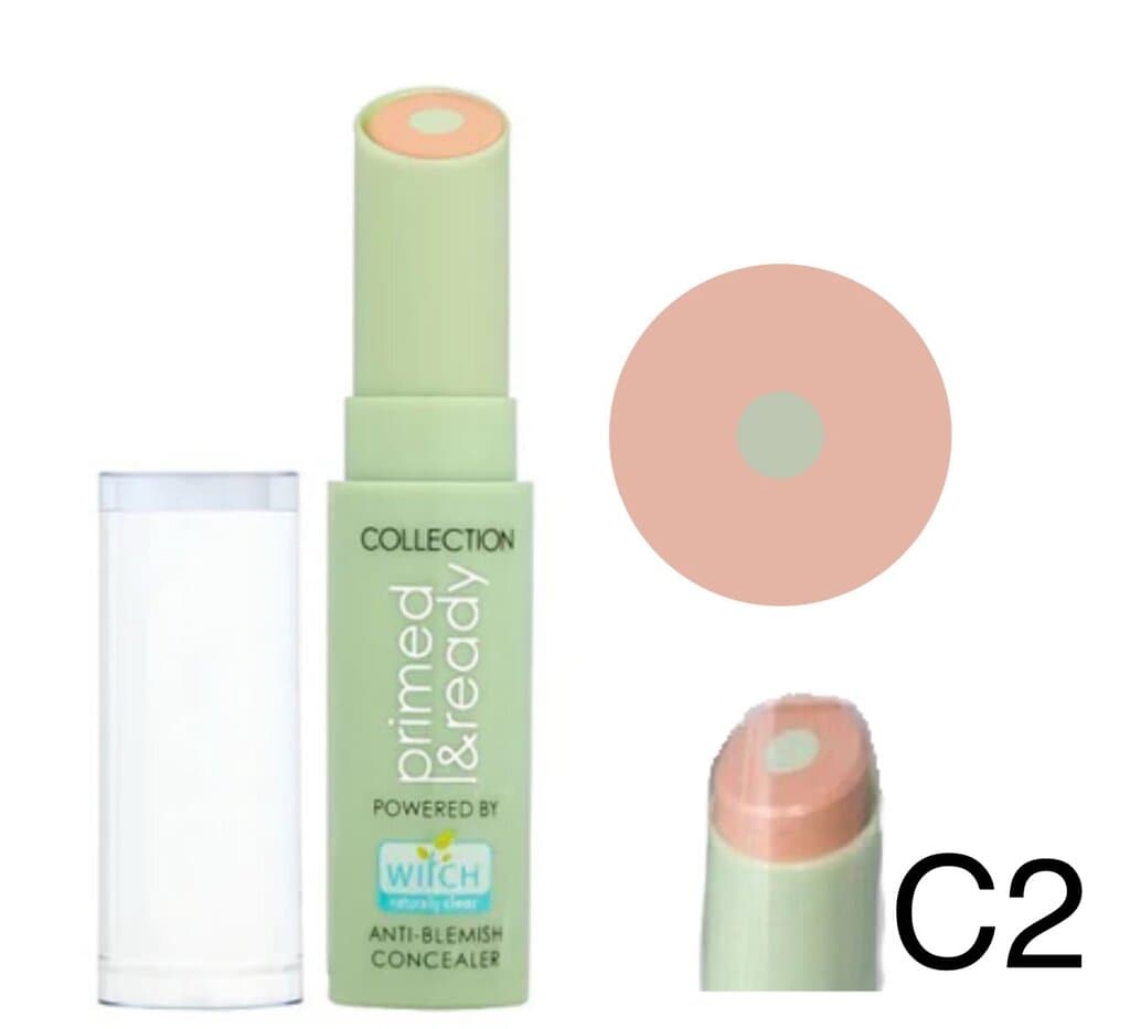 Color-Correcting Anti-Blemish Concealer Stick – Full Coverage, Primer-Infused 1