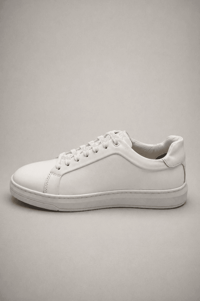 Grand Oxford Men's Leather Shoes - White (44) 2