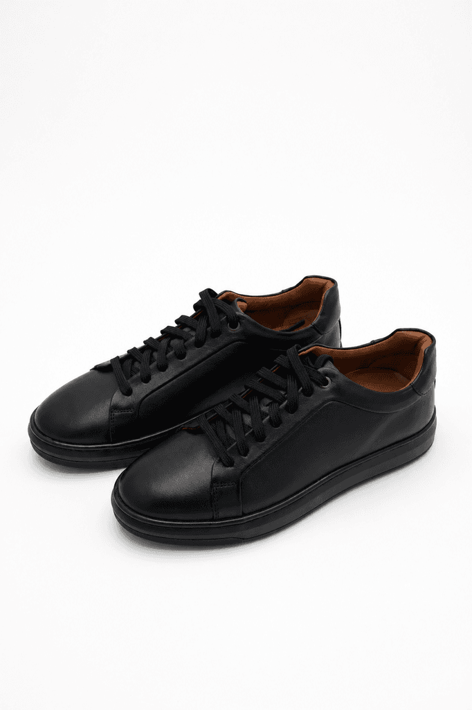 Grand Oxford Men's Leather Shoes - Black (44) 1