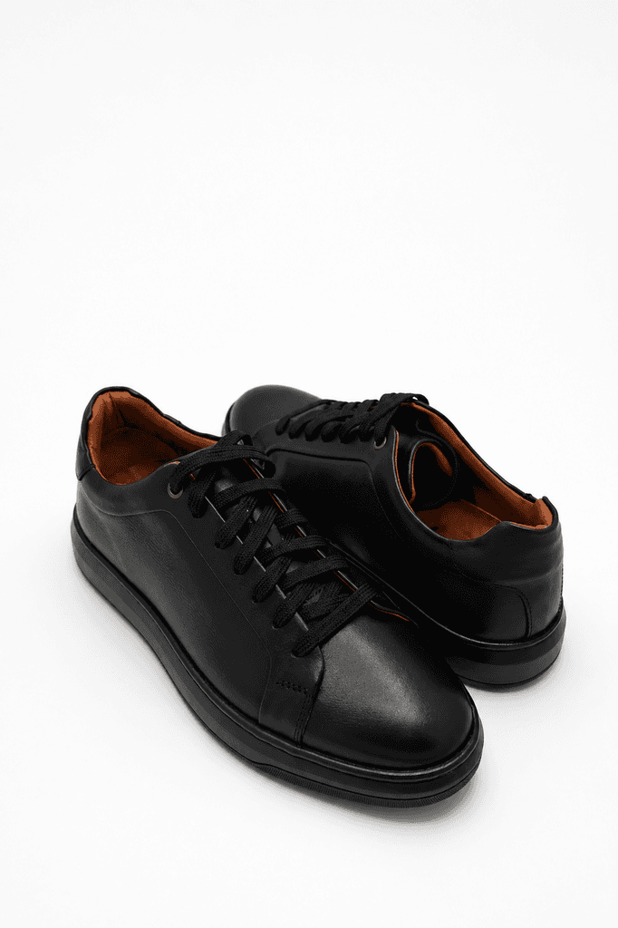 Grand Oxford Men's Leather Shoes - Black (44) 3