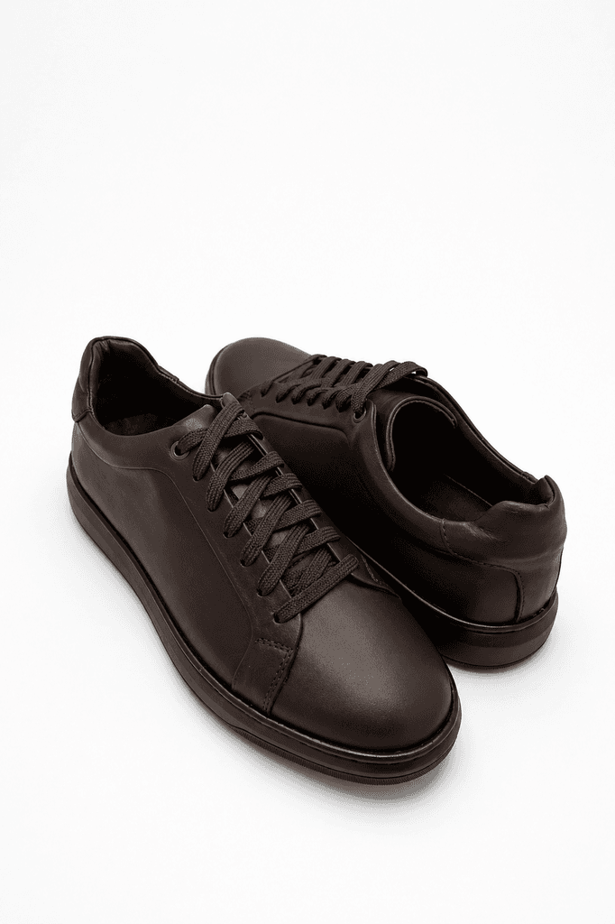 Grand Oxford Men's Leather Shoes - Dark Brown (44) 3