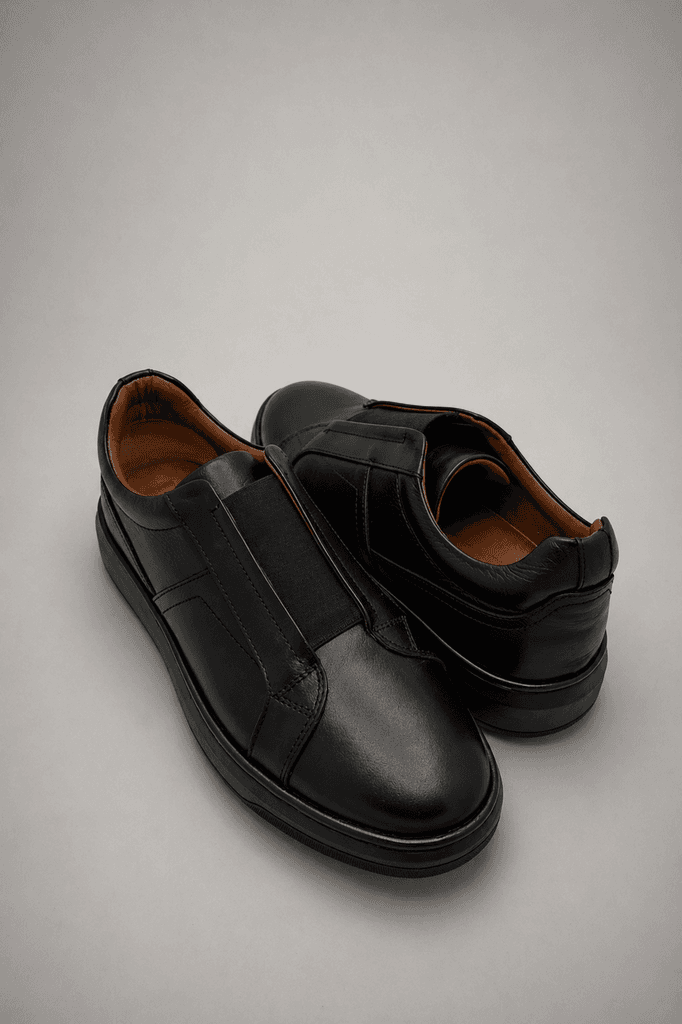 Grand Oxford Men's Leather Shoes - Black (44) 3