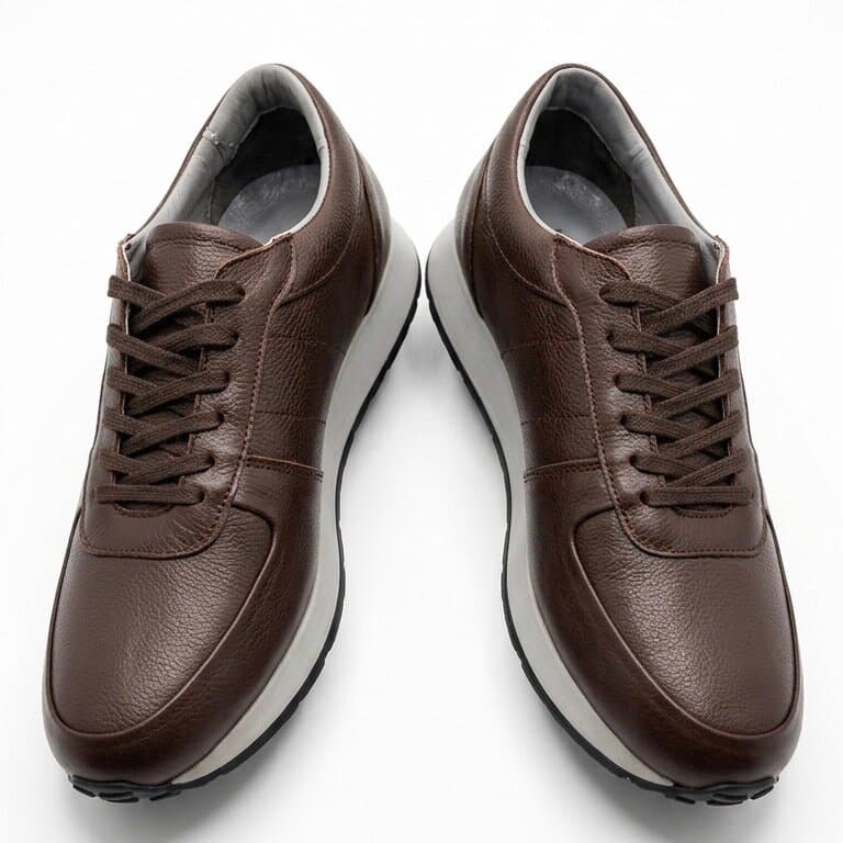 Grand Oxford Men's Leather Shoes - Dark Brown (44) 1