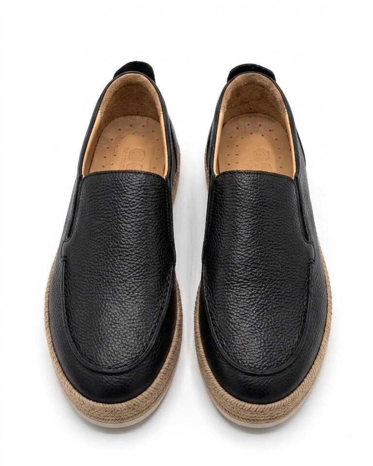 Grand Oxford Men's Leather Shoes - Black (44) 1