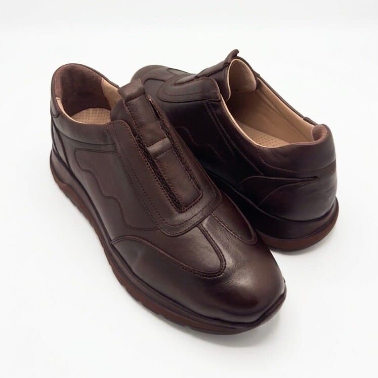 Grand Oxford Men's Leather Shoes - Dark Brown (44) 4