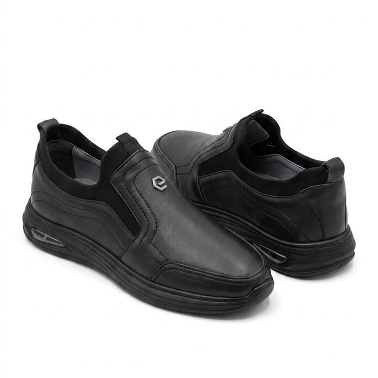 Grand Oxford Men's Leather Shoes - Black (44) 4