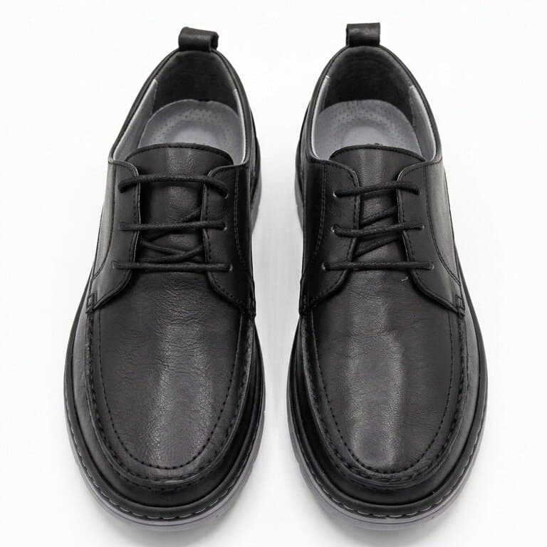 Grand Oxford Men's Leather Shoes - Black (44) 1