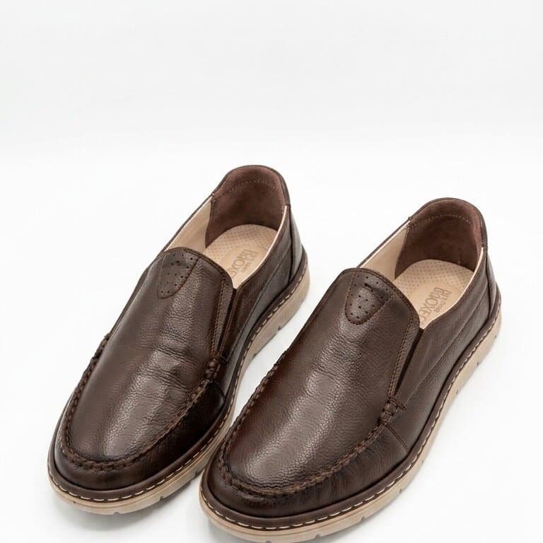 Grand Oxford Men's Leather Shoes - Dark Brown (44) 4