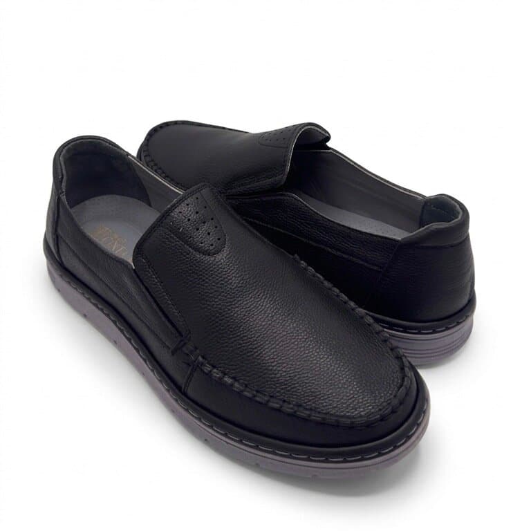 Grand Oxford Men's Leather Shoes - Black (44) 4