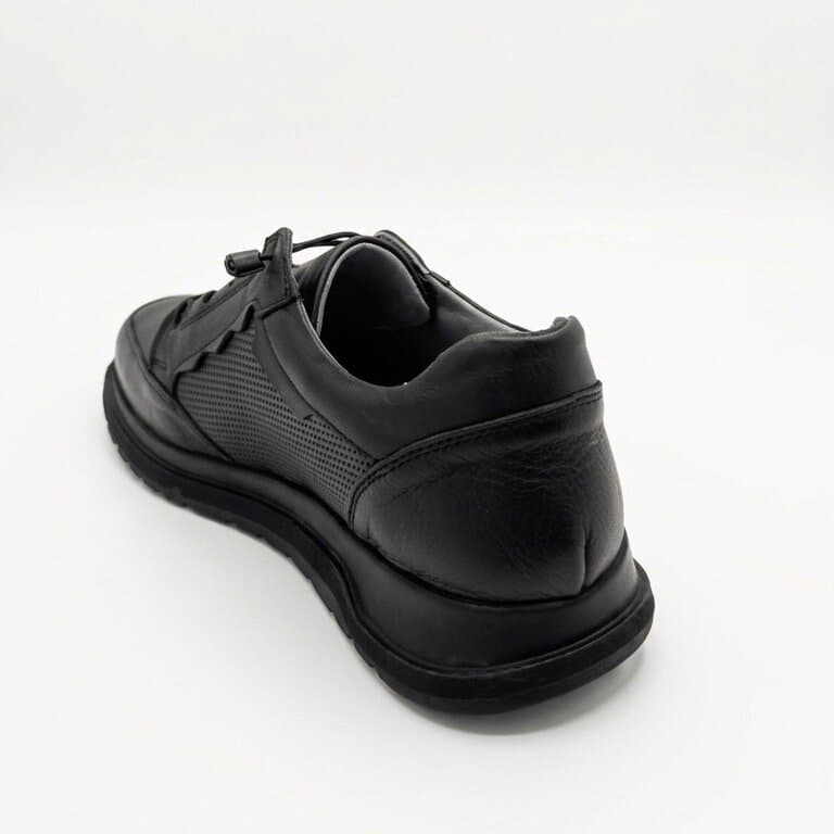 Grand Oxford Men's Leather Shoes - Black (44) 2