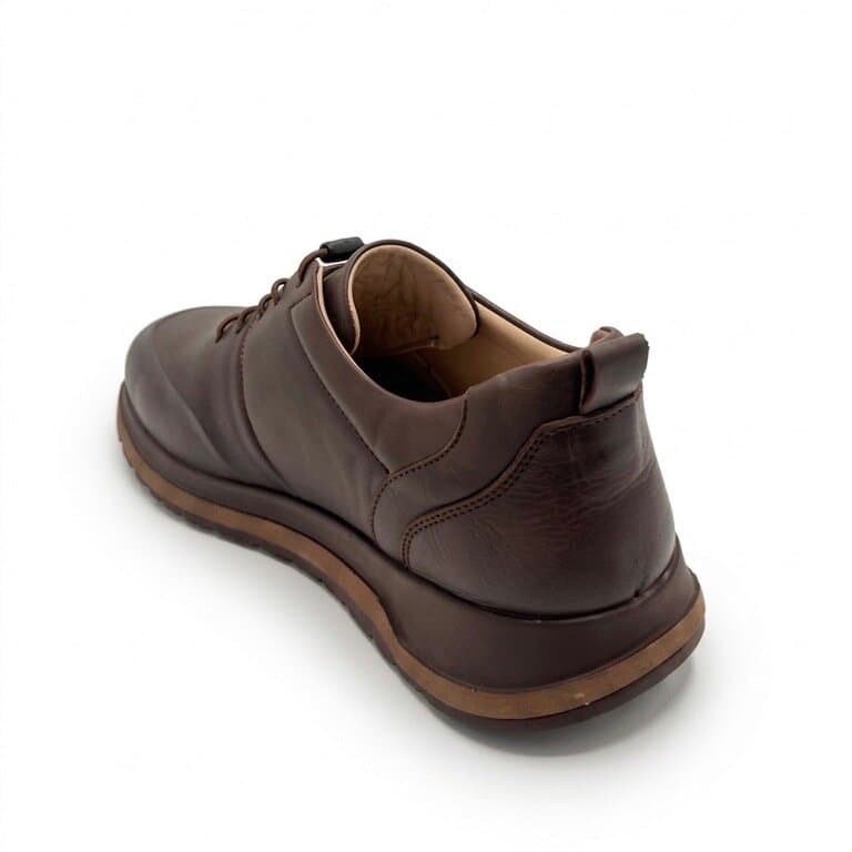 Grand Oxford Men's Leather Shoes - Dark Brown (44) 3