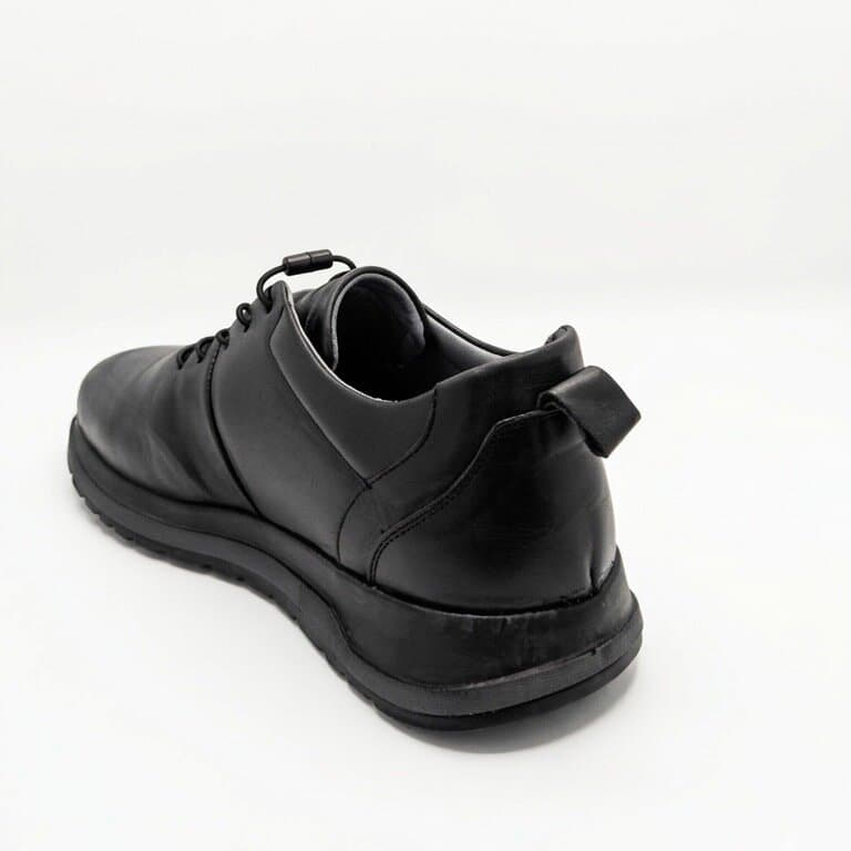 Grand Oxford Men's Leather Shoes - Black (44) 3