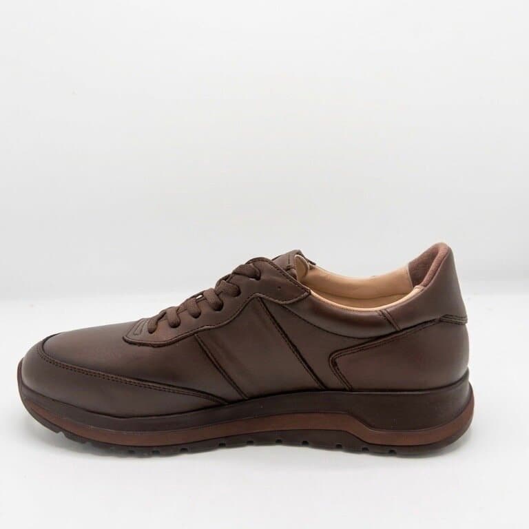 Grand Oxford Men's Leather Shoes - Dark Brown (44) 2