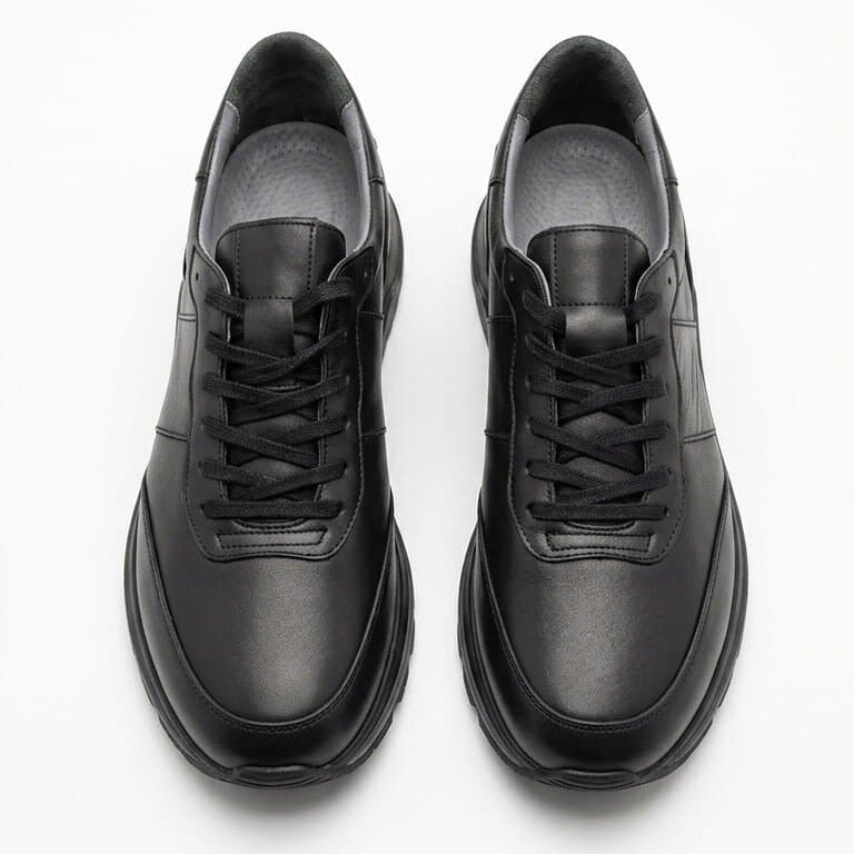 Grand Oxford Men's Leather Shoes - Black (44) 1