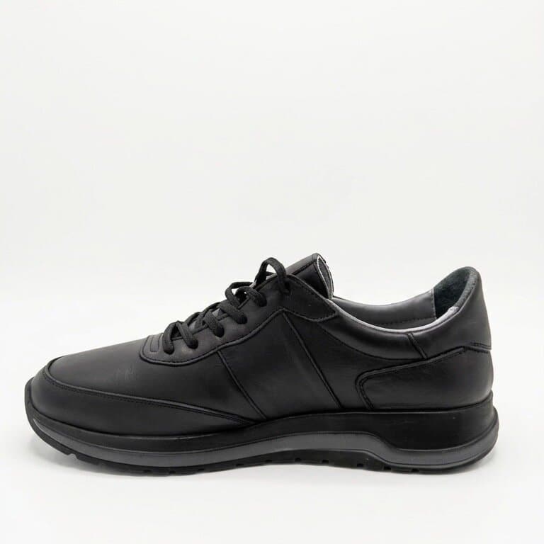 Grand Oxford Men's Leather Shoes - Black (44) 2