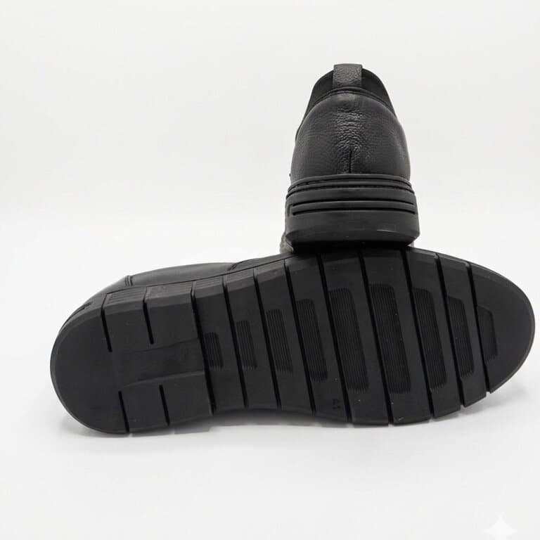 Grand Oxford Men's Leather Shoes - Black (44) 3