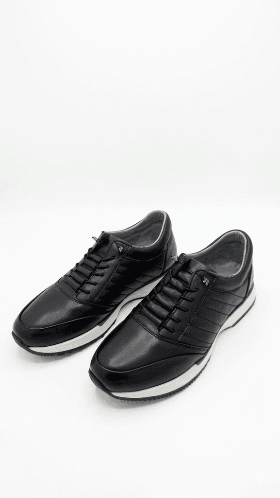 Grand Oxford Men's Leather Shoes - Black (44) 1