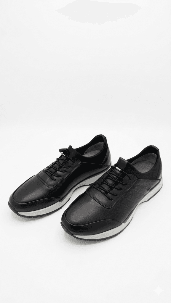 Grand Oxford Men's Leather Shoes - Black (44) 1