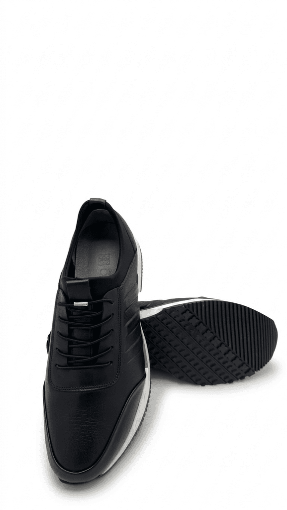 Grand Oxford Men's Leather Shoes - Black (44) 3