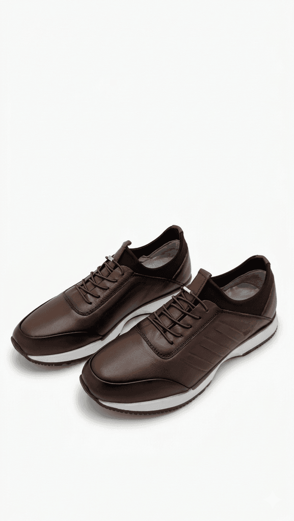 Grand Oxford Men's Leather Shoes - Dark Brown (44) 1